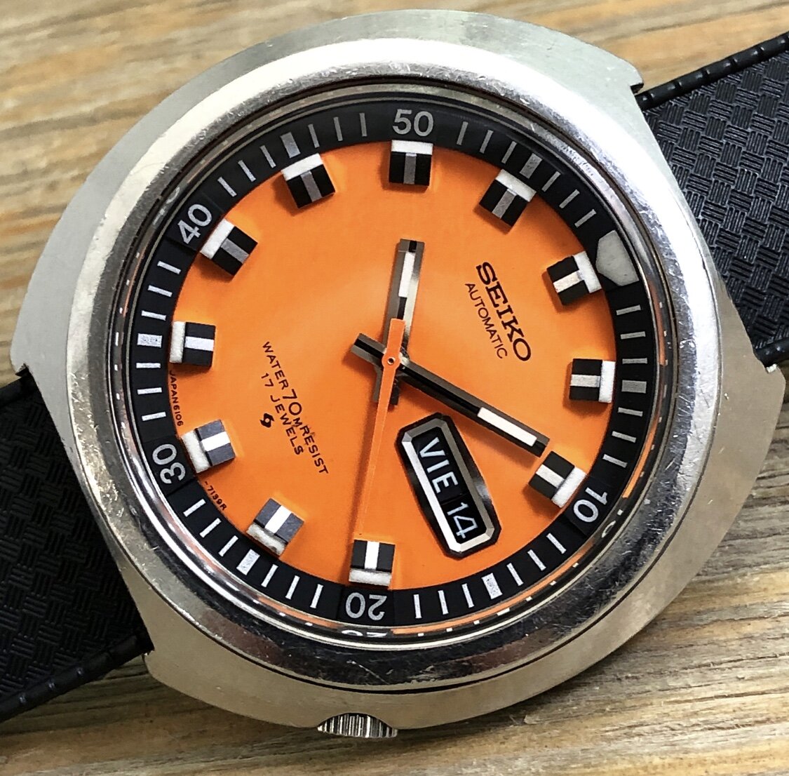 1972 Seiko 6106-7107 Automatic 70m Sport Diver (Resist)