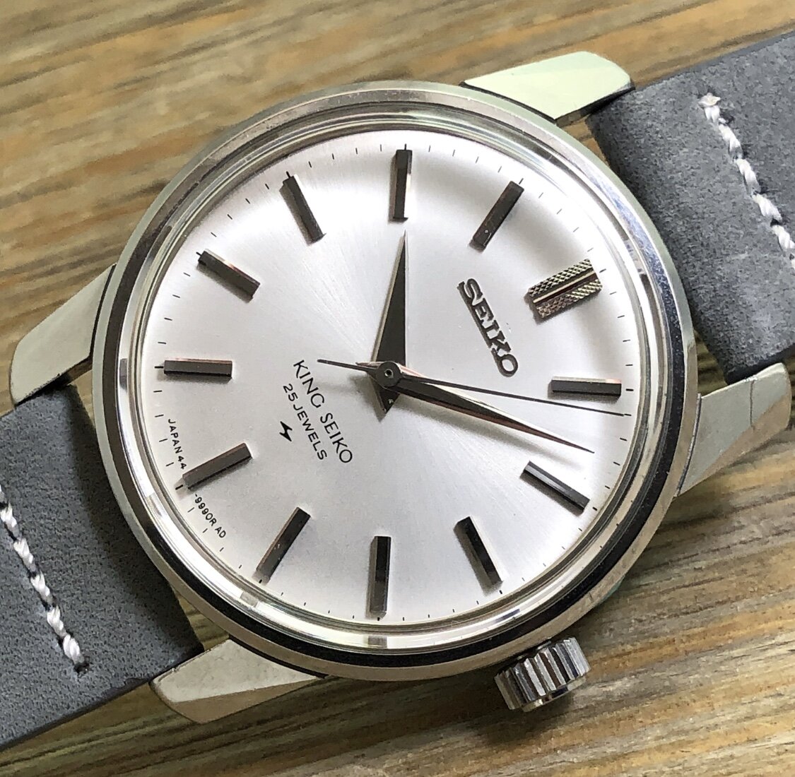1968 King Seiko 44-9990 25j Manual Wind