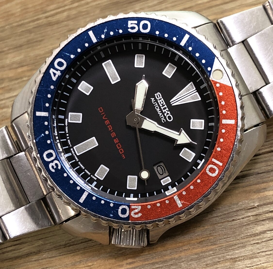 1994 Seiko 7002-7039 Automatic 200m Pro Diver (Transitional/Pepsi)