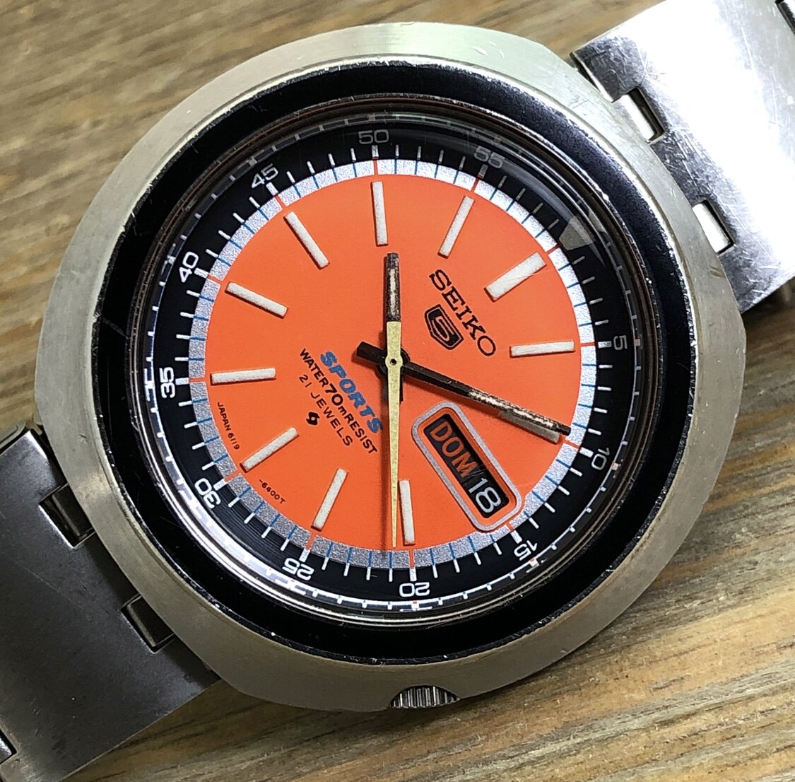 1973 Seiko 6119-6400 Automatic 70m Sport Diver “UFO” (Resist)