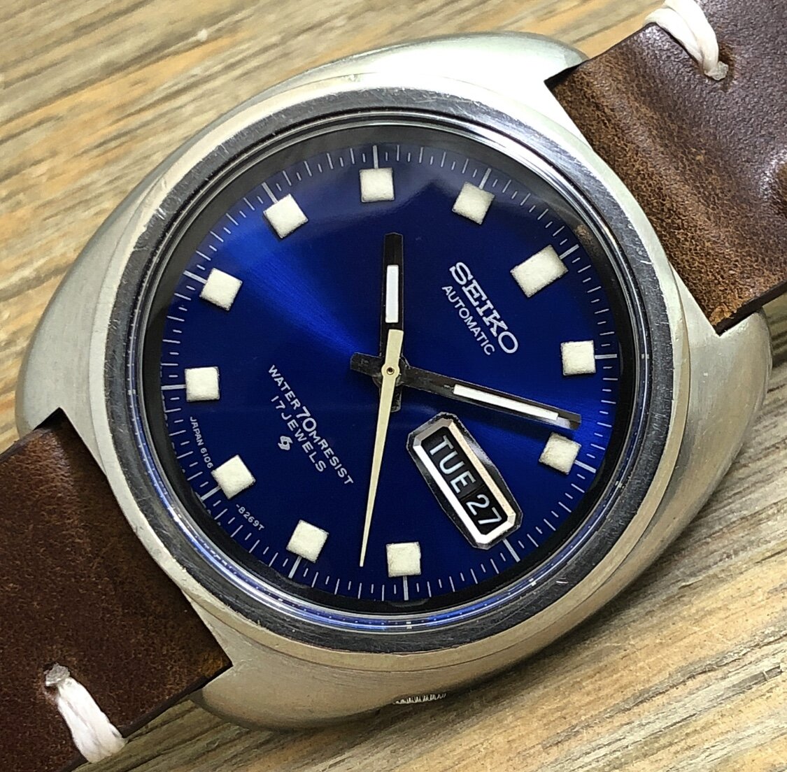 1972 Seiko 6106-8237 Automatic 70m Sport Diver (Resist)