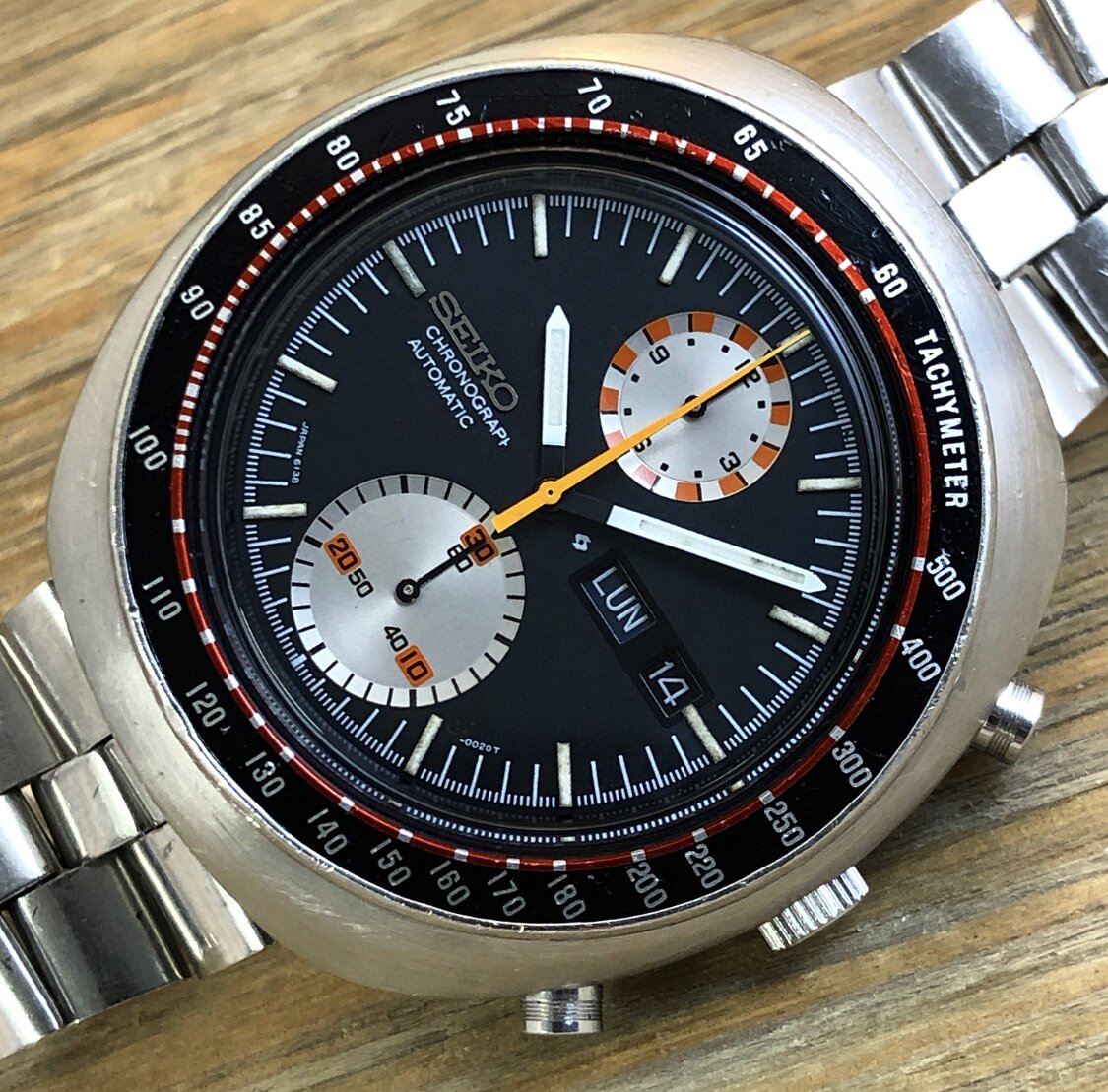 1973 Seiko 6138-0017 Automatic Chronograph “UFO/Yachtman”