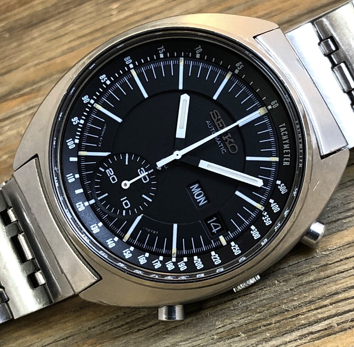 1972 Seiko 6139-7039 Automatic Chronograph “Speedy/Baby Jumbo”
