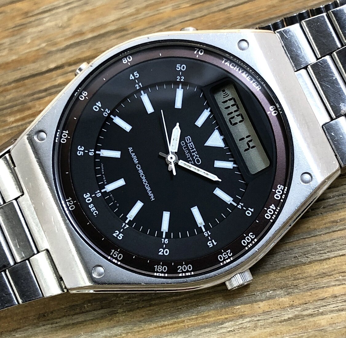 1982 Seiko H556-5050 Ana/Digi Alarm Chronograph “Burke”