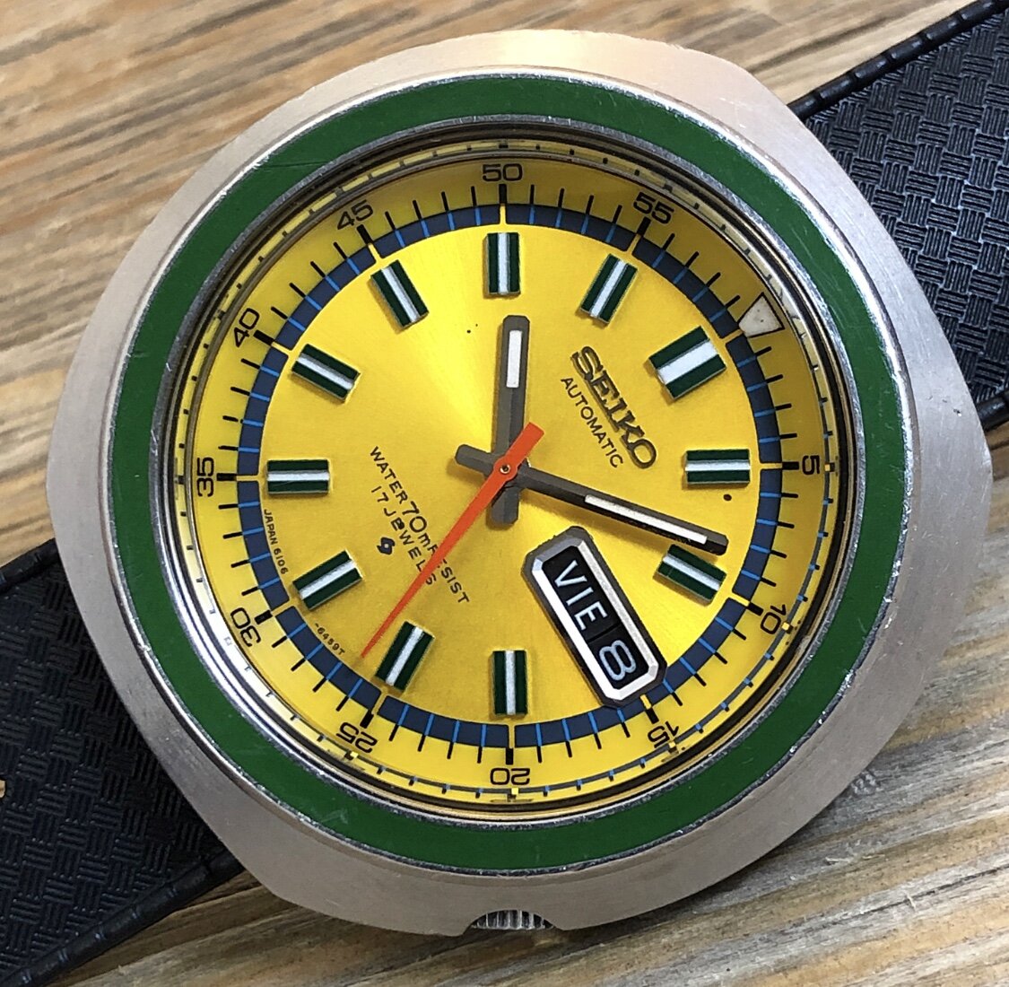 1971 Seiko 6106-6439 Automatic 70m Sport Diver “UFO” (Resist)