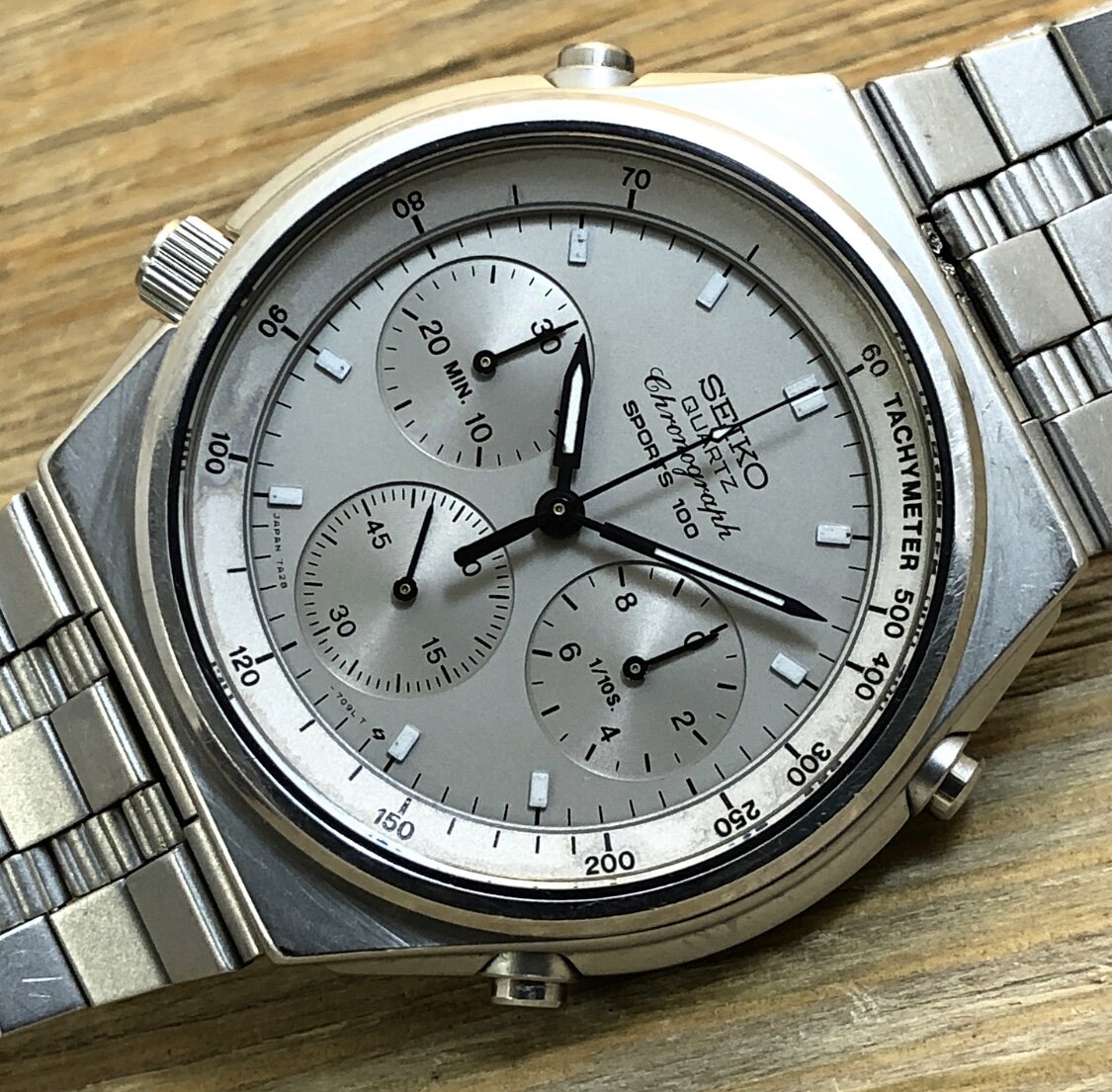 1983 Seiko 7A28-7079 Quartz Chronograph Sports 100 “Gray Ghost”