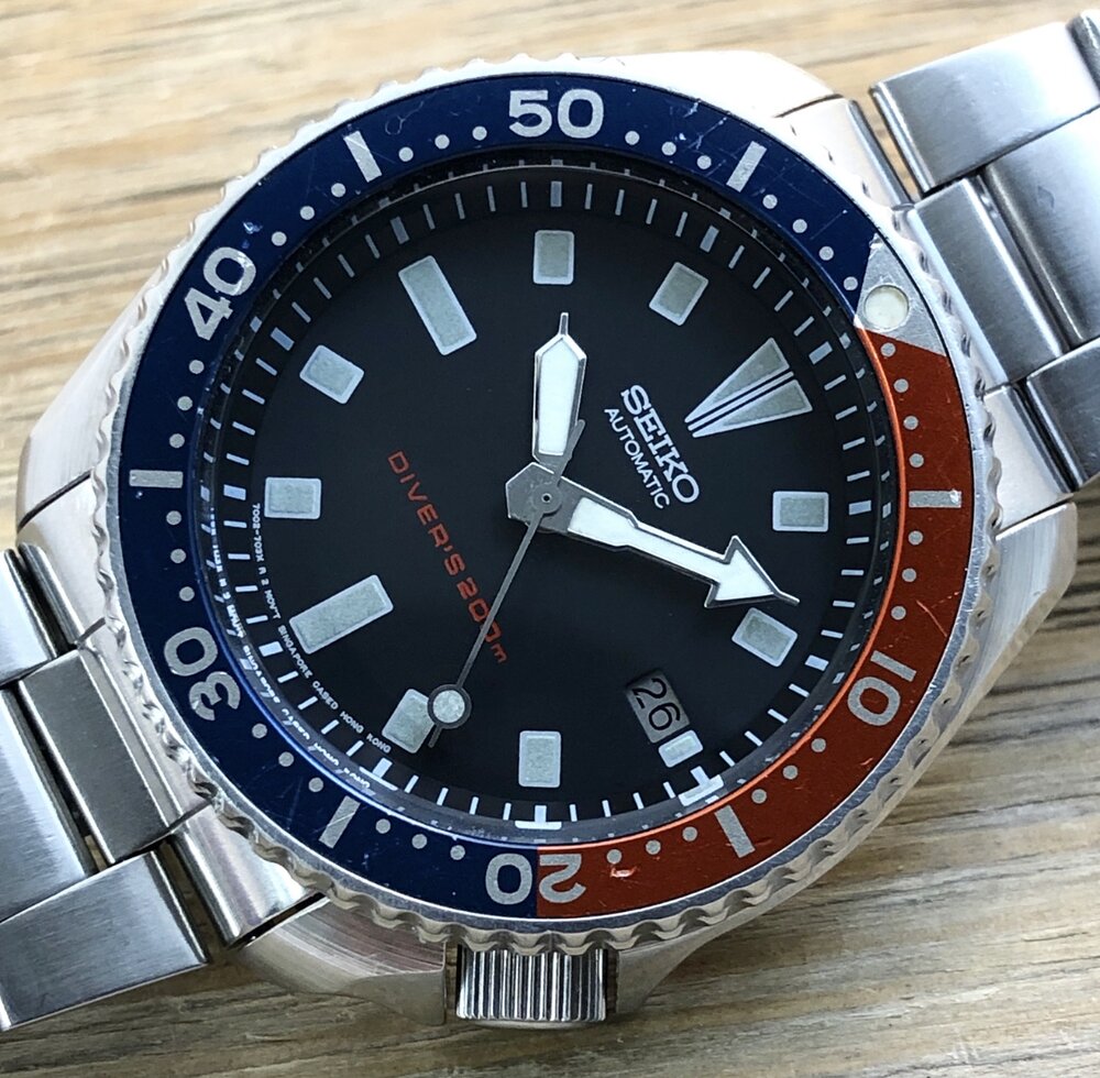 1995 Seiko 7002-7039 Automatic 200m Pro Diver (Transitional/Pepsi)