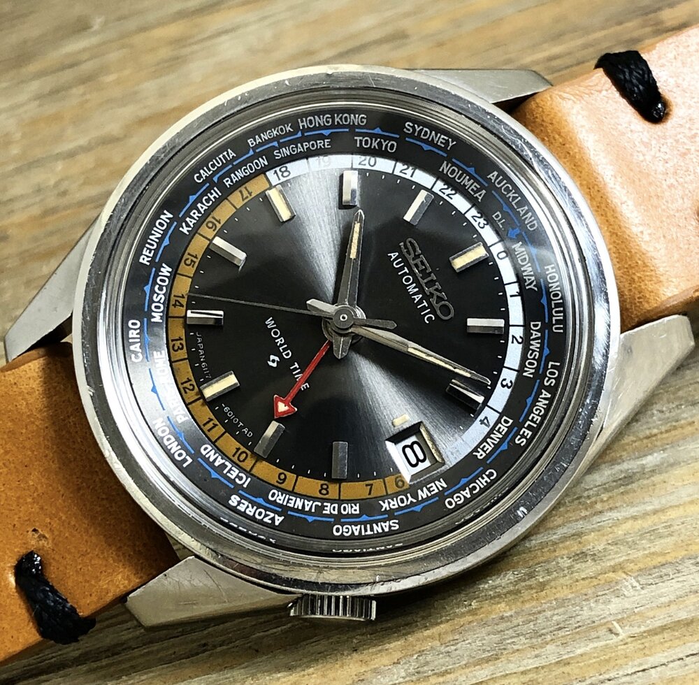 1968 Seiko 6117-6019 Automatic World Time “GMT” (Proof)