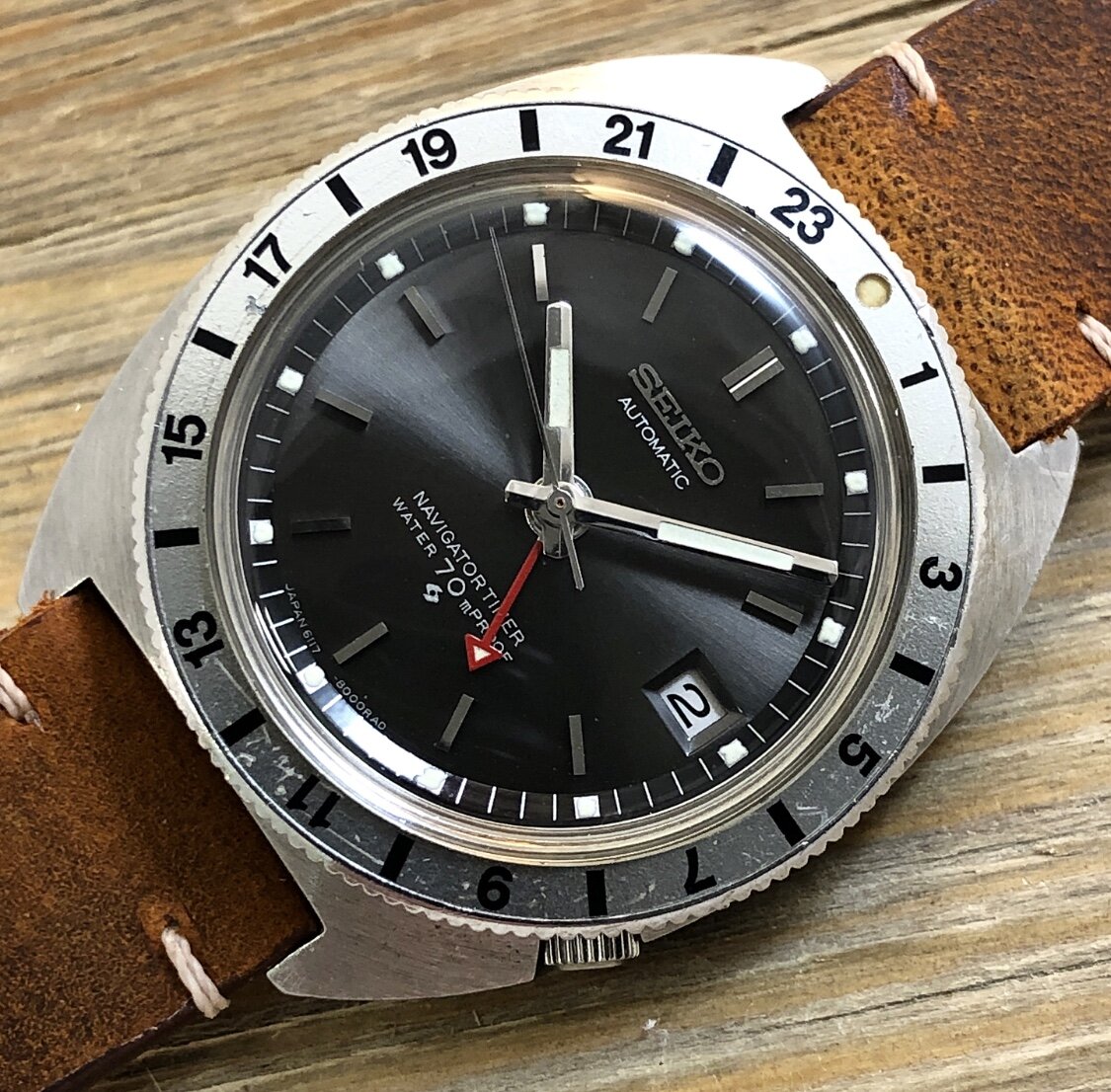 1969 Seiko 6117-8000 Automatic “Navigator Timer” GMT (Proof)