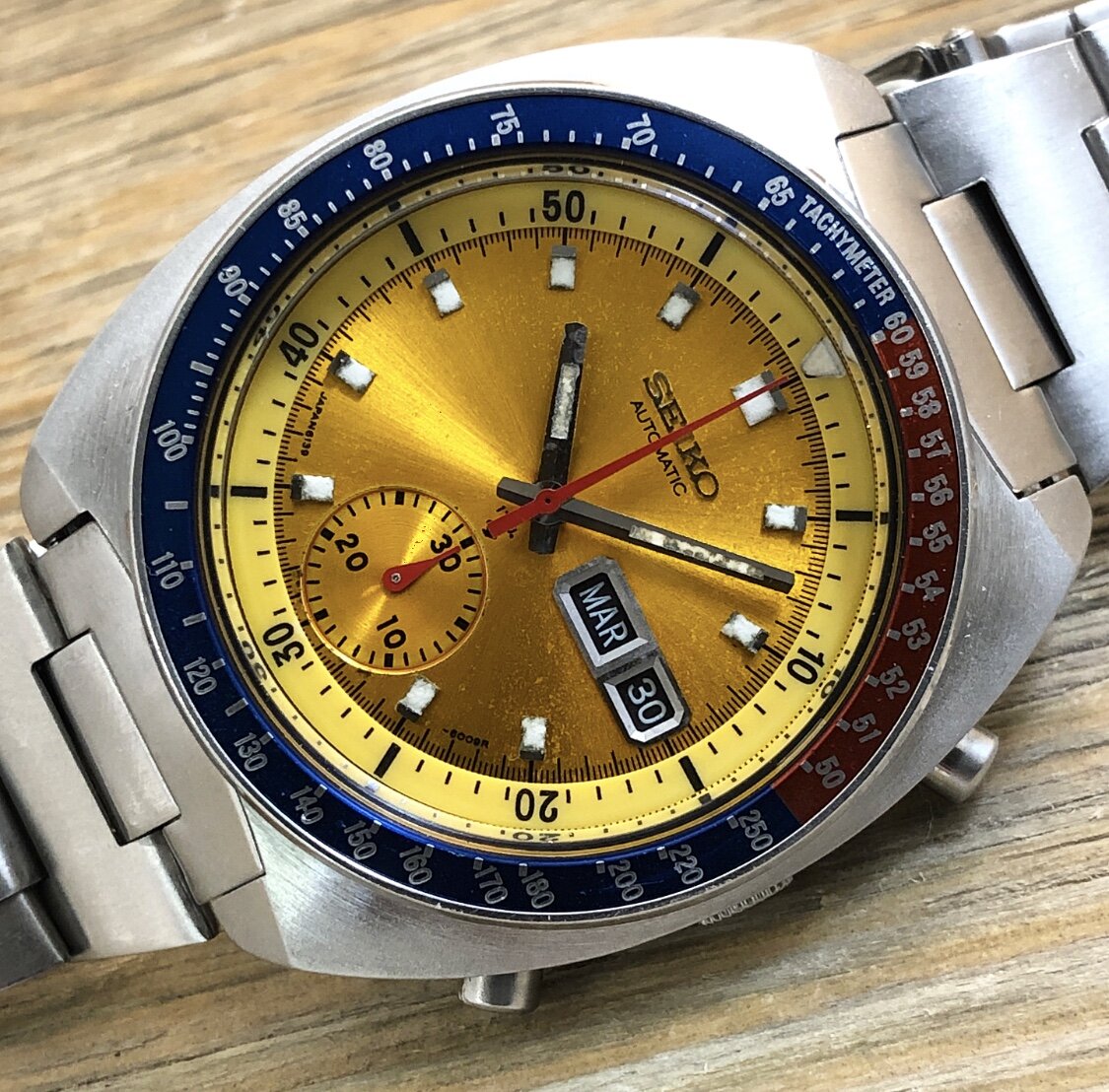 1976 Seiko 6139-6005 Automatic Chronograph “Pogue”