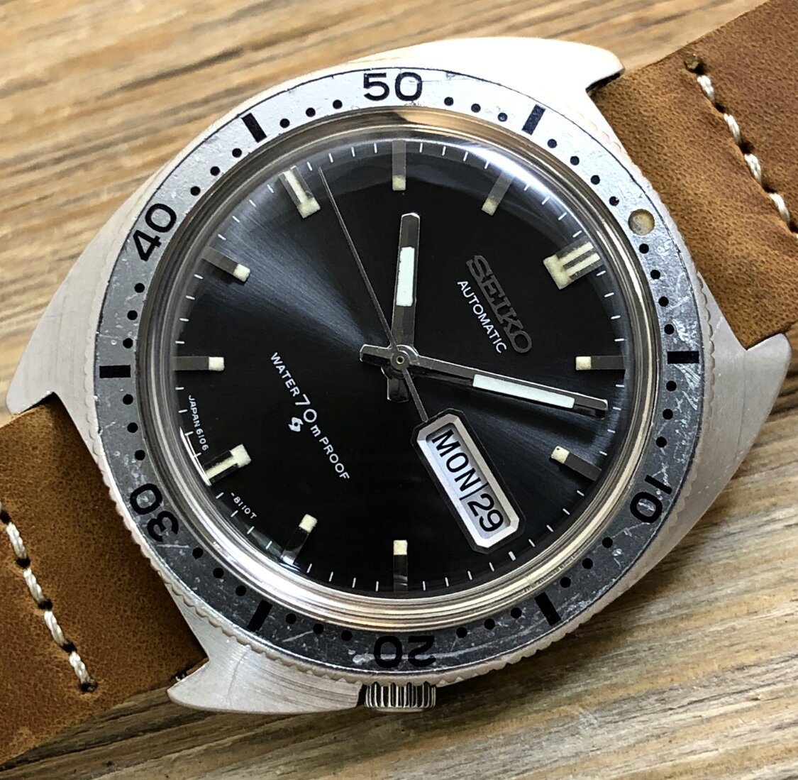 1969 Seiko 6106-8100 Automatic 70m Sport Diver (Proof)