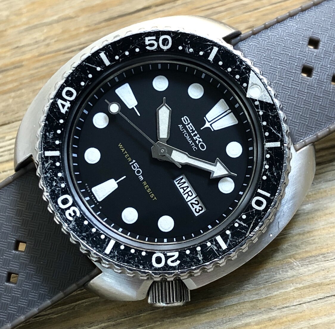 1982 Seiko 6309-7049 Automatic 150m Pro Diver “Turtle” (Singapore)