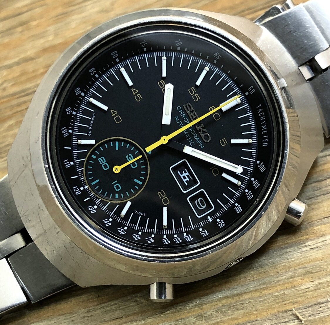 1977 Seiko 6139-7100 Automatic Chronograph “Darth Vader/Helmet”