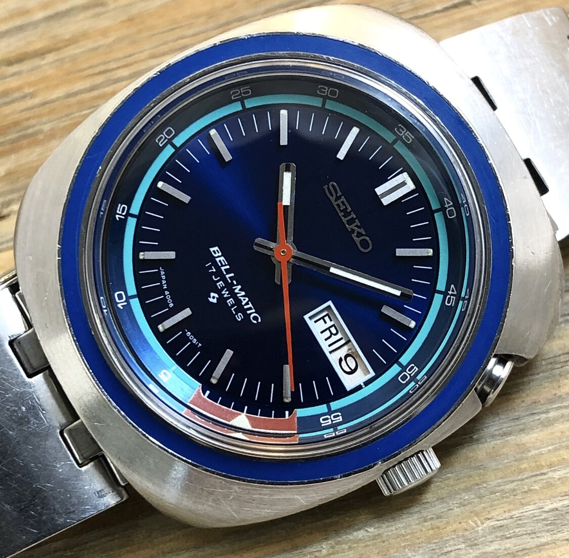 1974 Seiko 4006-6027 Automatic “Bell-Matic” 17j