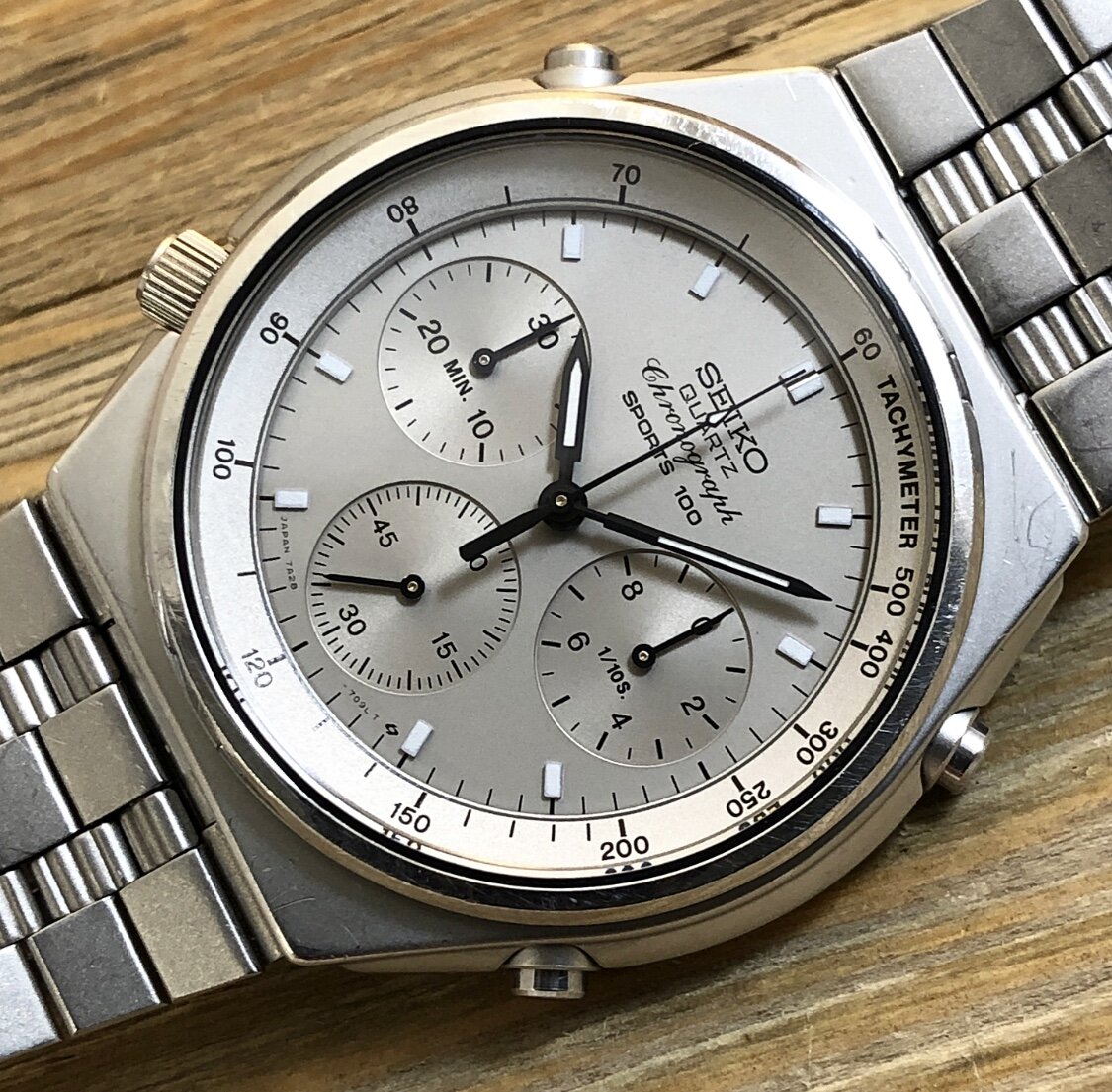 1983 Seiko 7A28-7079 Quartz Chronograph Sports 100 “Gray Ghost”