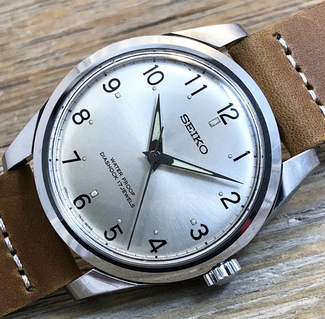 Ca. 1962 Seiko J13077 Hand Wind “Sea horse” (30 Proof)
