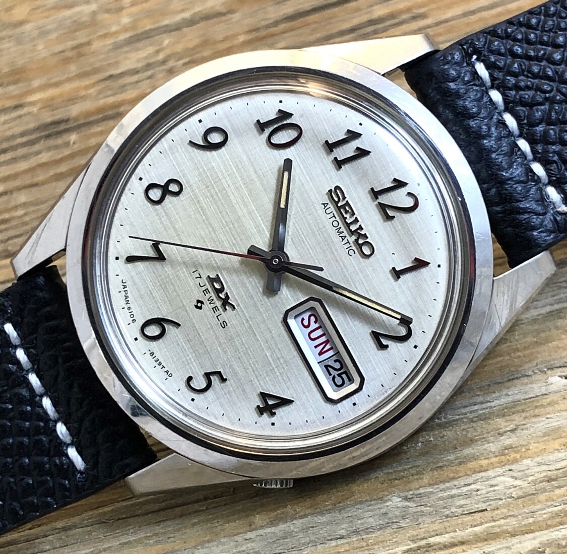 1968 Seiko 6106-8009 Automatic “DX” Day/Date (Arabic)