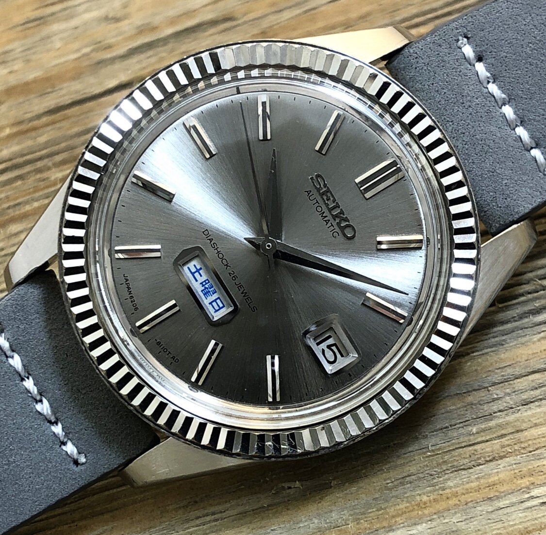 1966 JDM Seiko 6206-8110 Automatic Weekdater (Kanji Day)