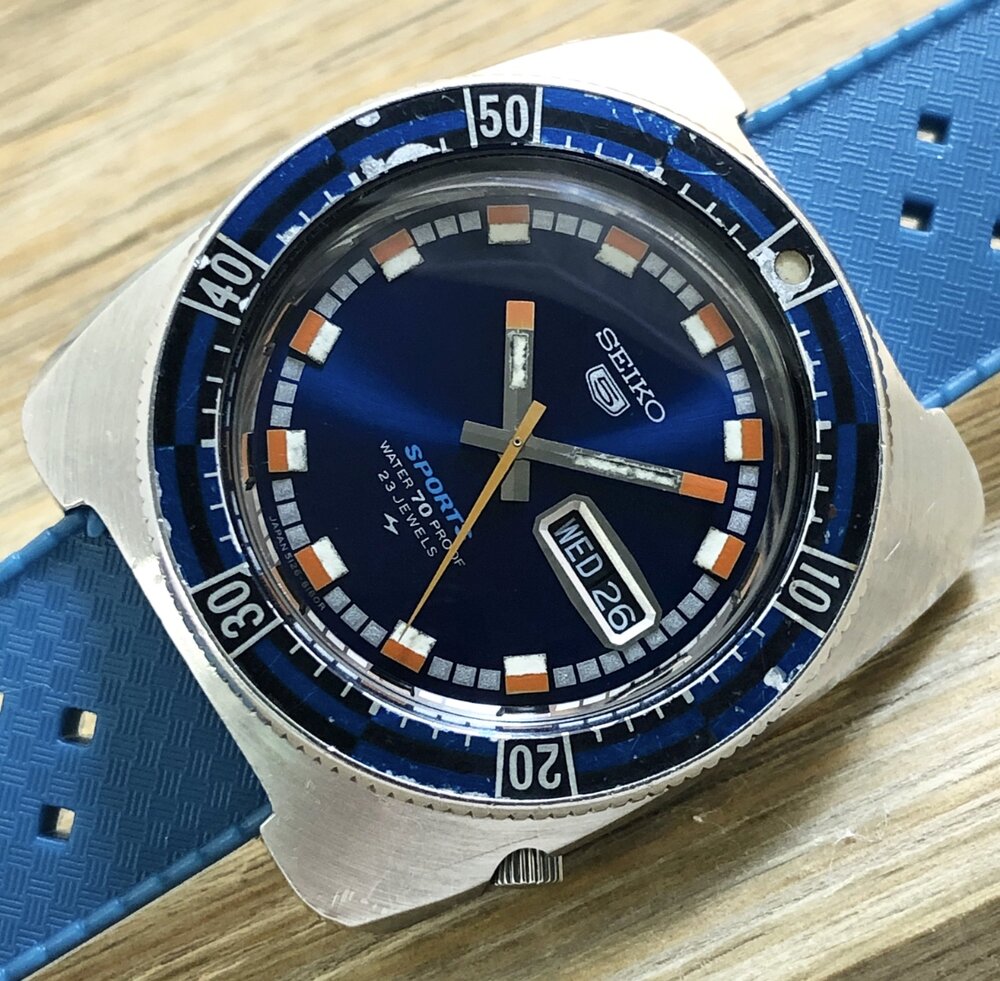 1969 JDM Seiko 5126-8120 Automatic 5 Sports 70m “Rally” (Proof)