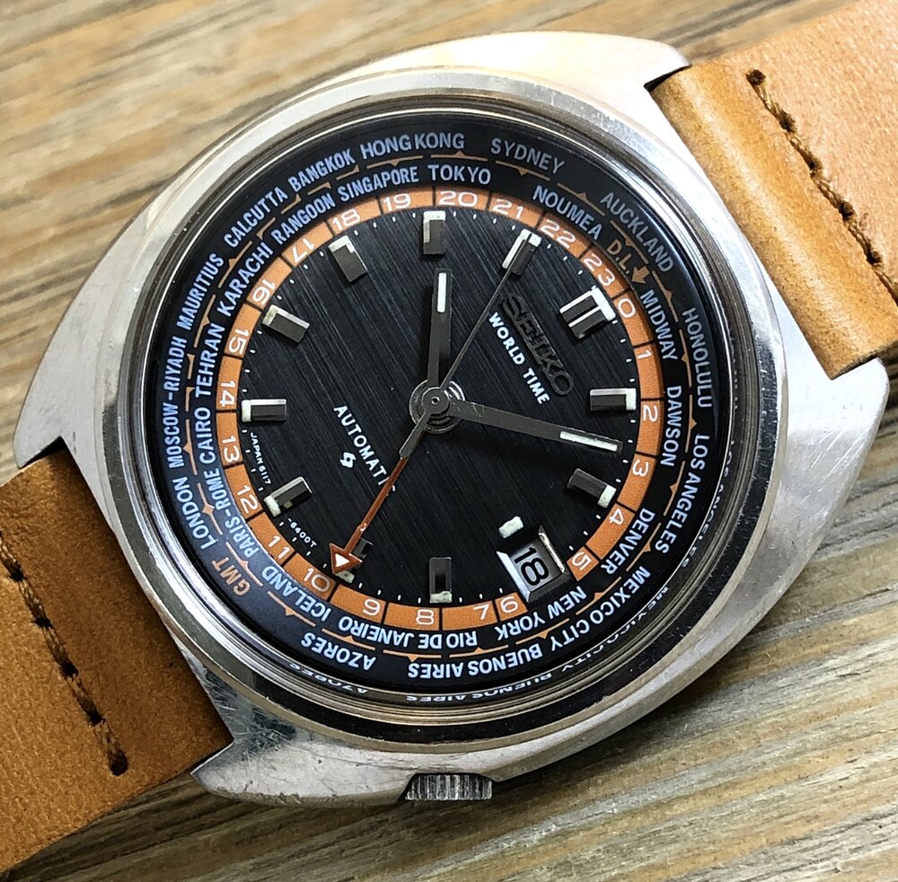 1971 Seiko 6117-6400 Automatic “World Time” (GMT)