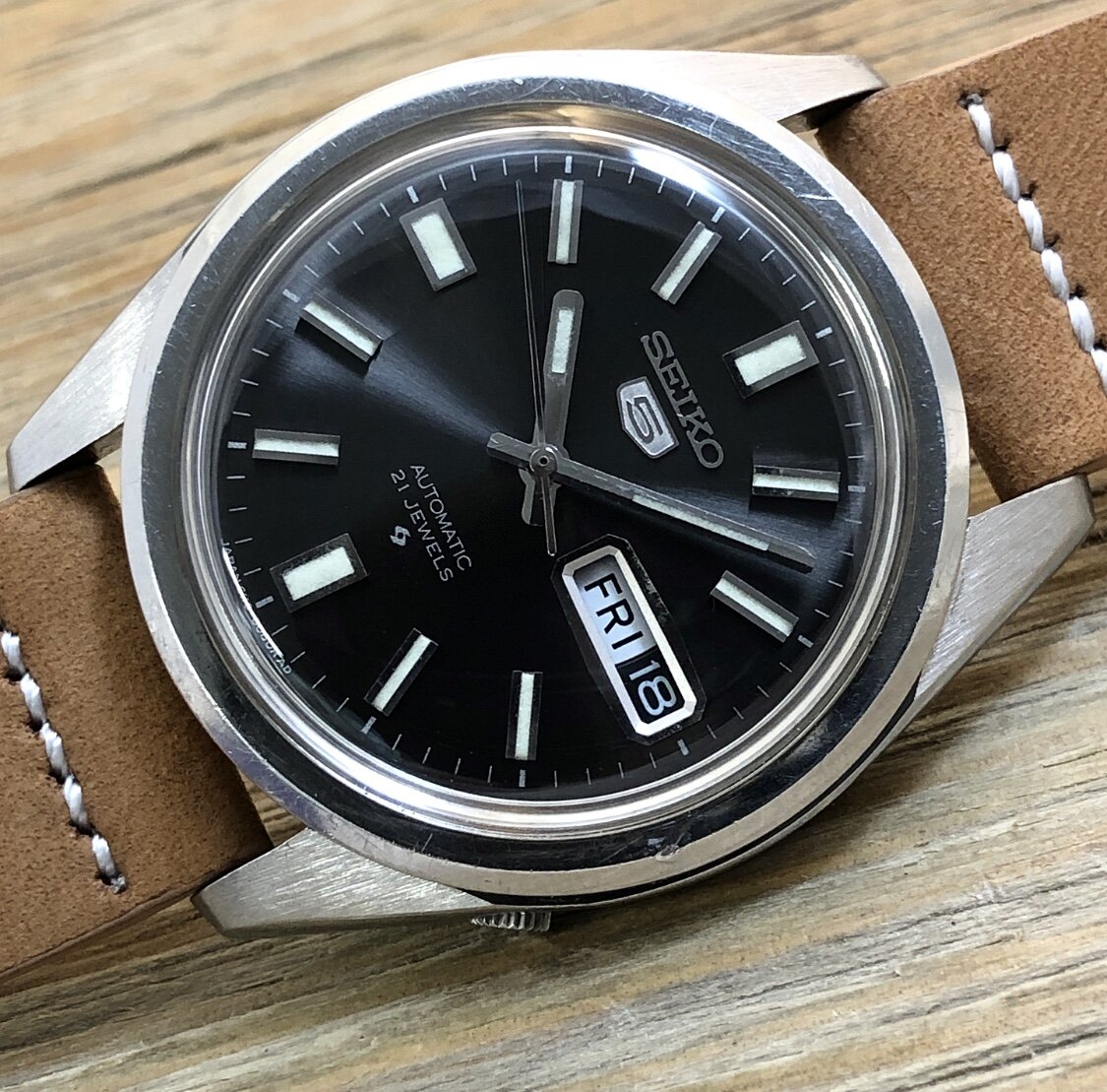 1969 Seiko 6119-8080 “5” Automatic Day/Date