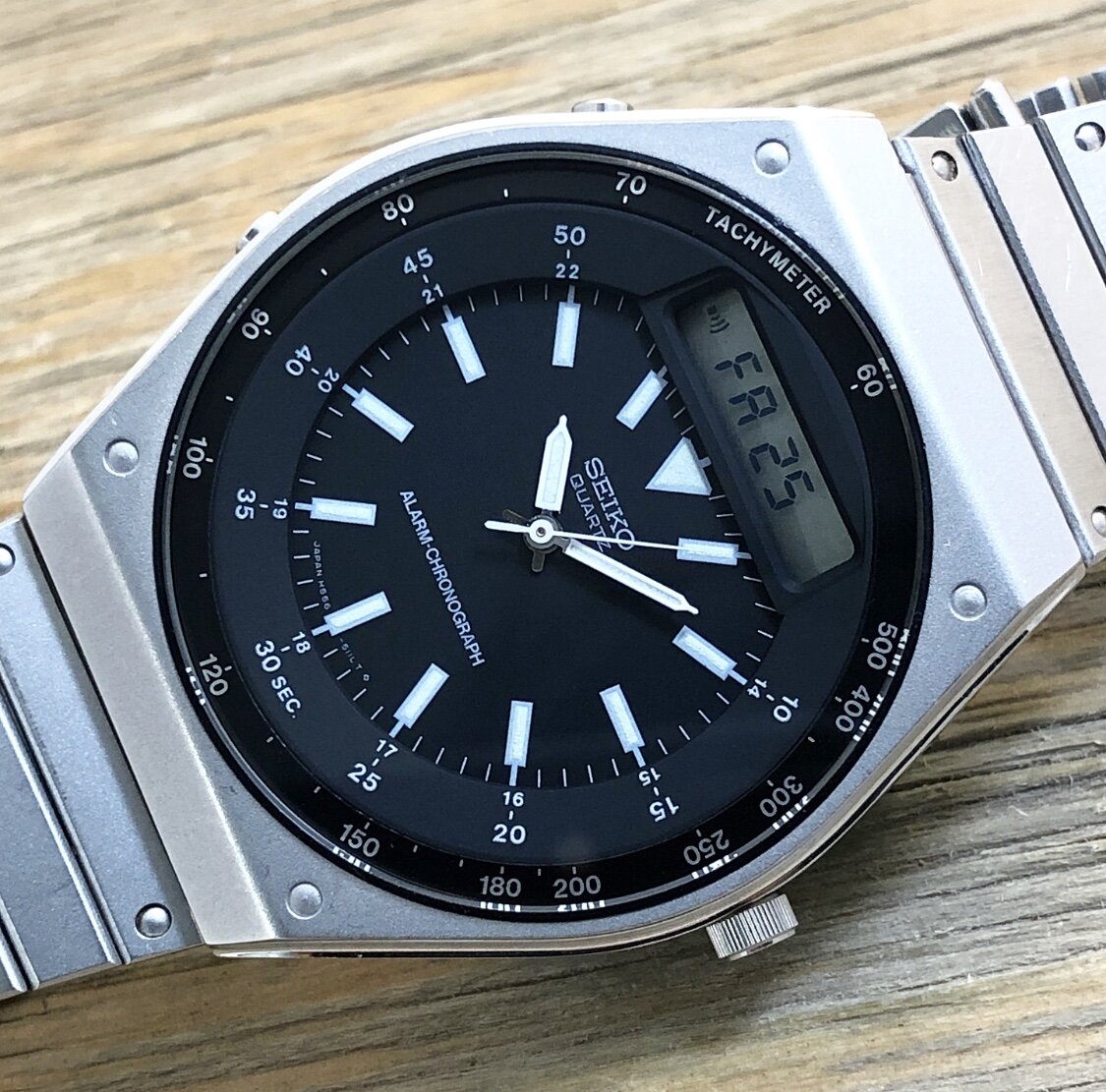1984 Seiko H556-5050 Ana/Digi Alarm Chronograph “Burke”
