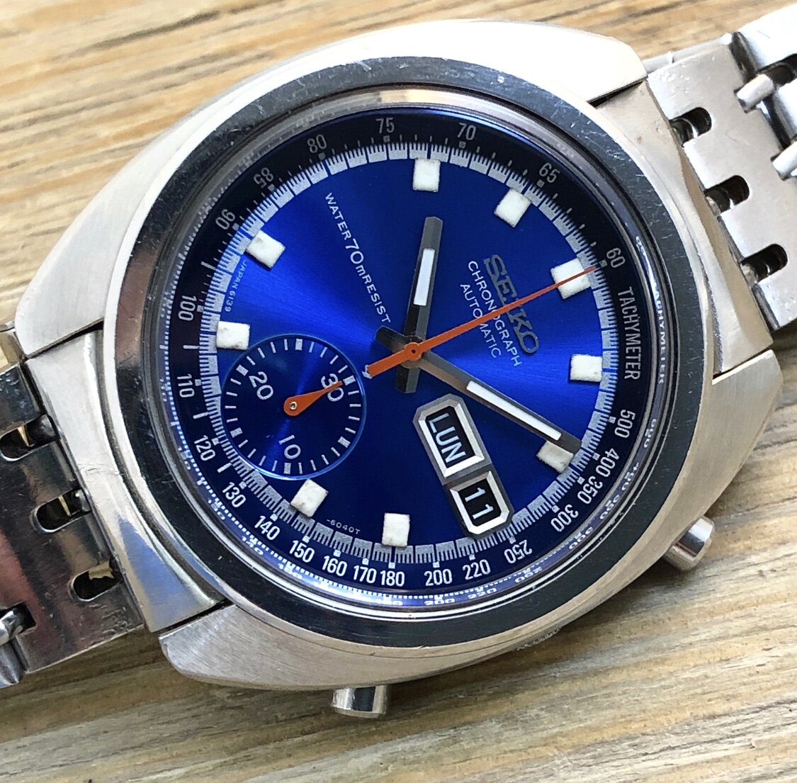 1971 Seiko 6139-6012 Automatic Chronograph “Bruce Lee” (Resist)