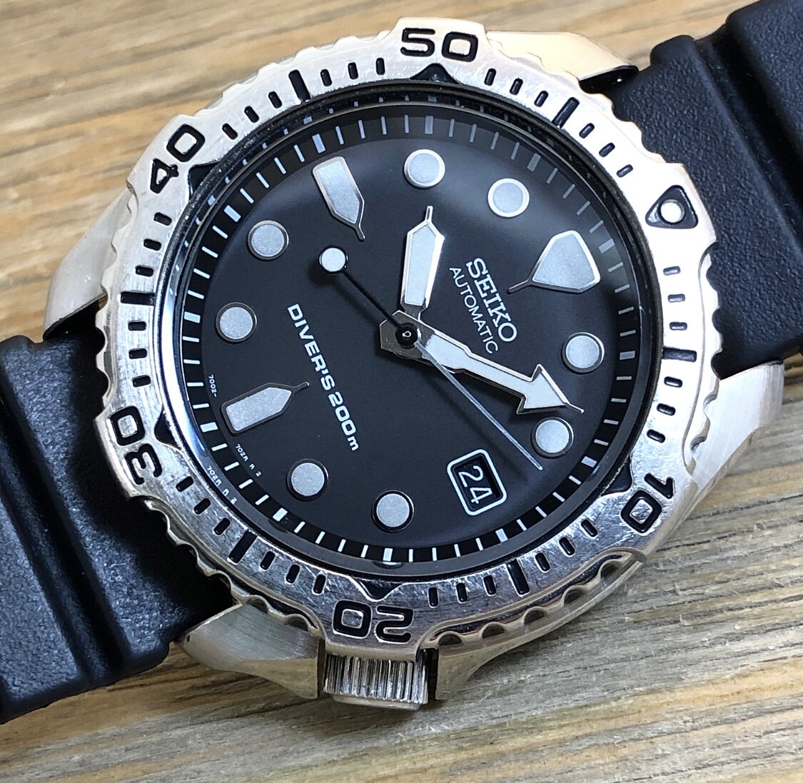 1994 Seiko 7002-7020 Automatic 200m Pro Diver (Transitional/Steel Bezel)