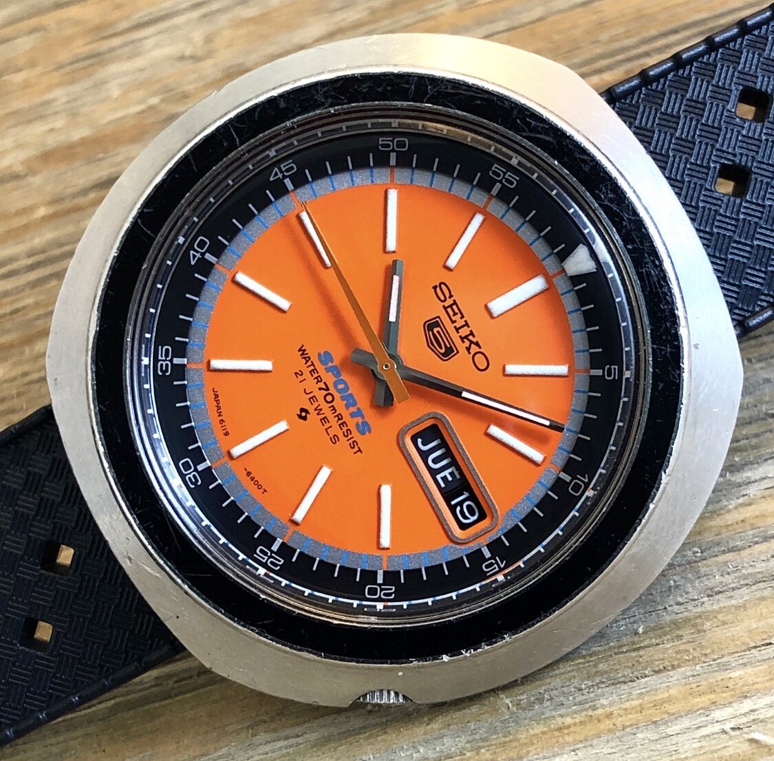 1971 Seiko 6119-6400 Automatic 5 Sports 70m Sport Diver “UFO”