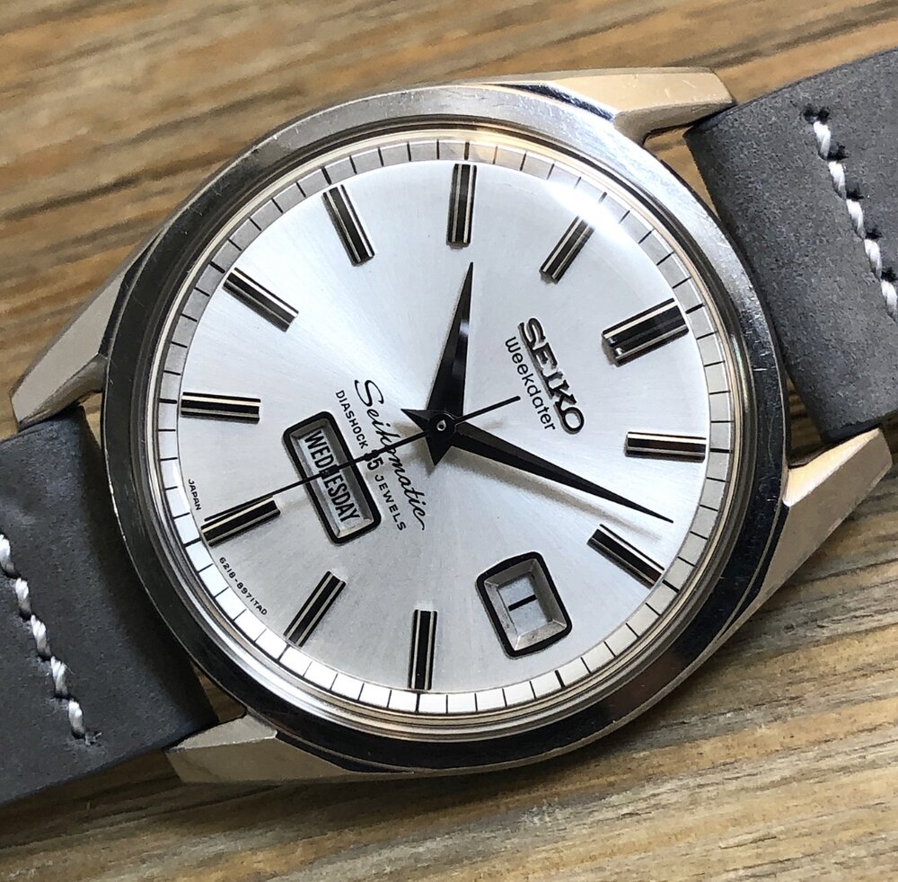 1965 Seiko 6218-8971 “Seikomatic” Weekdater 35j (Crown/Dolphin)