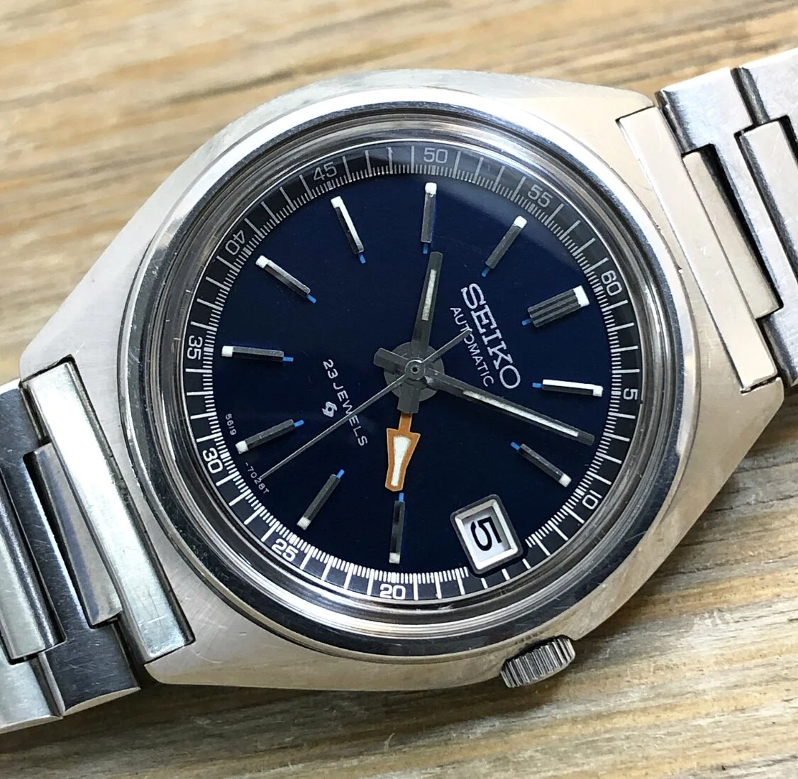 1973 Seiko 5619-7019 Automatic “Duo Time” GMT