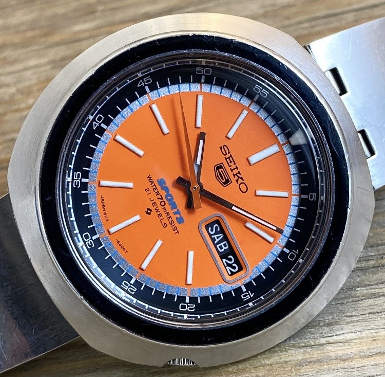 1971 Seiko 6119-6400 Automatic 5 Sports 70m Sport Diver (UFO)