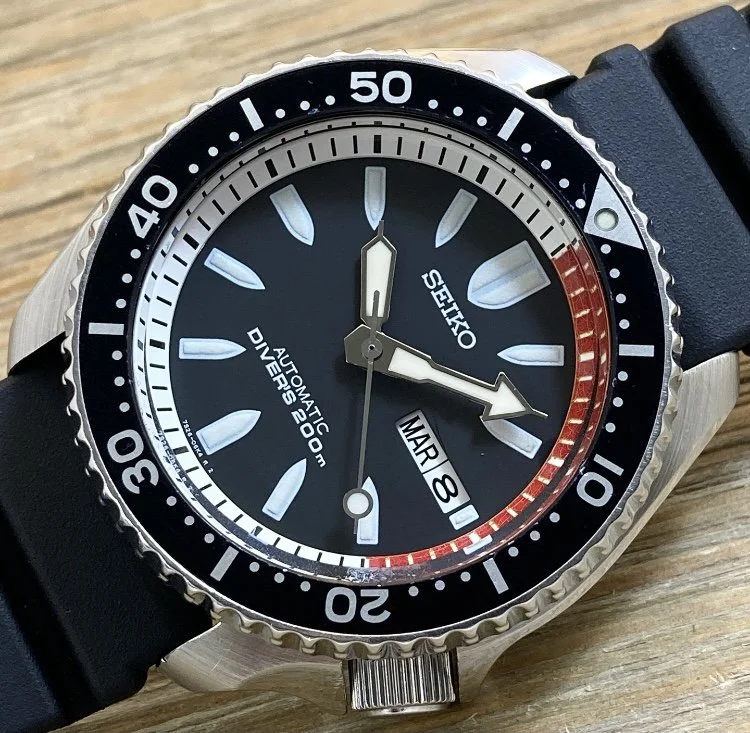 2007 Seiko 7S26-02K0 (SKXA53) 200m Pro Diver “Black Bullet”
