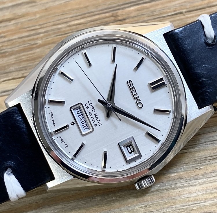 1968 Seiko 5606-7020 Lord Matic “Week Dater” 25j (Monocoque)
