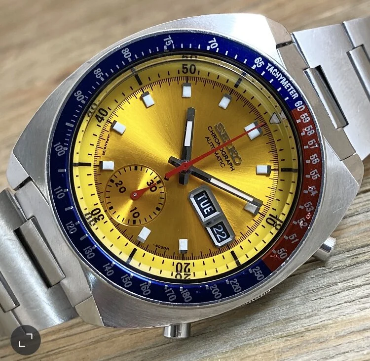 1974 Seiko 6139-6002 Automatic Chronograph “Pogue”