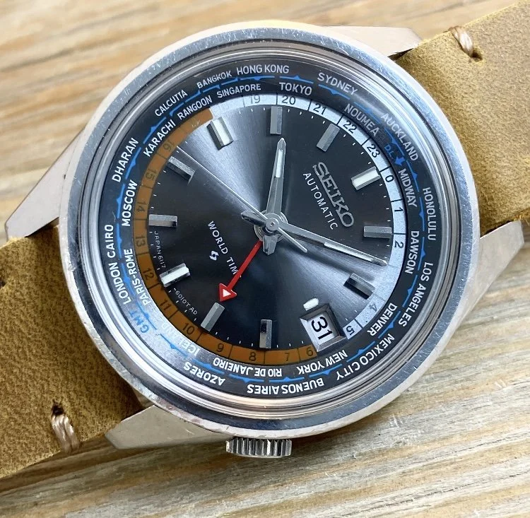1969 Seiko 6117-6010 Automatic World Time “BST” (GMT)