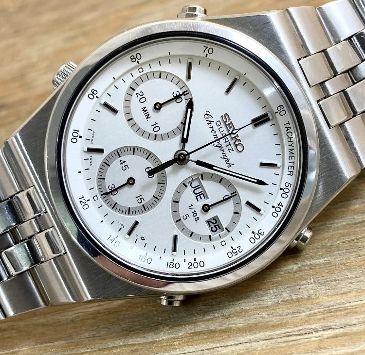 1987 Seiko 7A38-7289 Quartz Chronograph Day/Date (See bracelet 