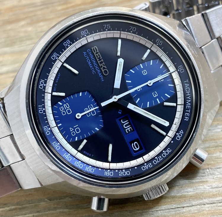 1976 Seiko 6138-8030 Automatic Chronograph “Blue JPS