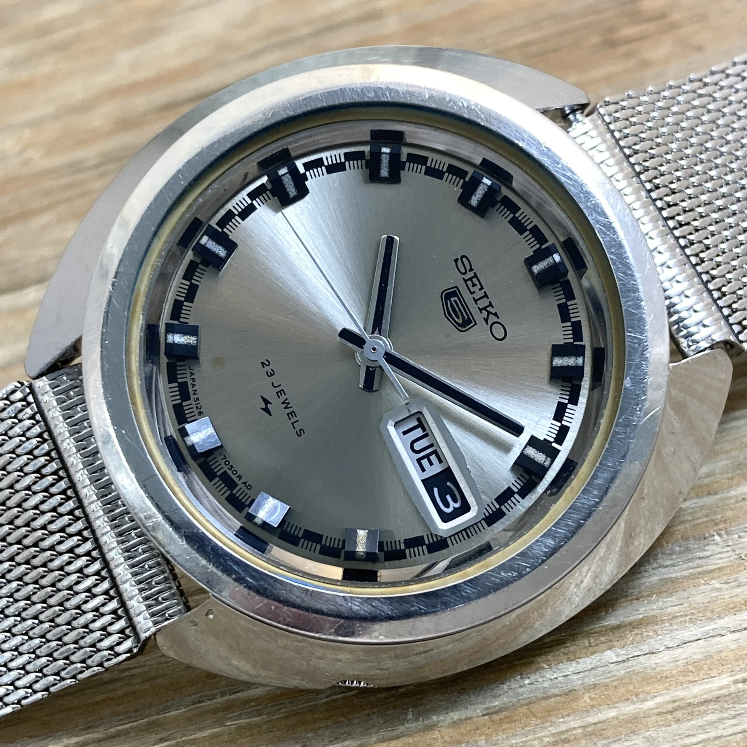1969 JDM Seiko 5126-7030 Automatic “5” Day/Date 23j “Rally”