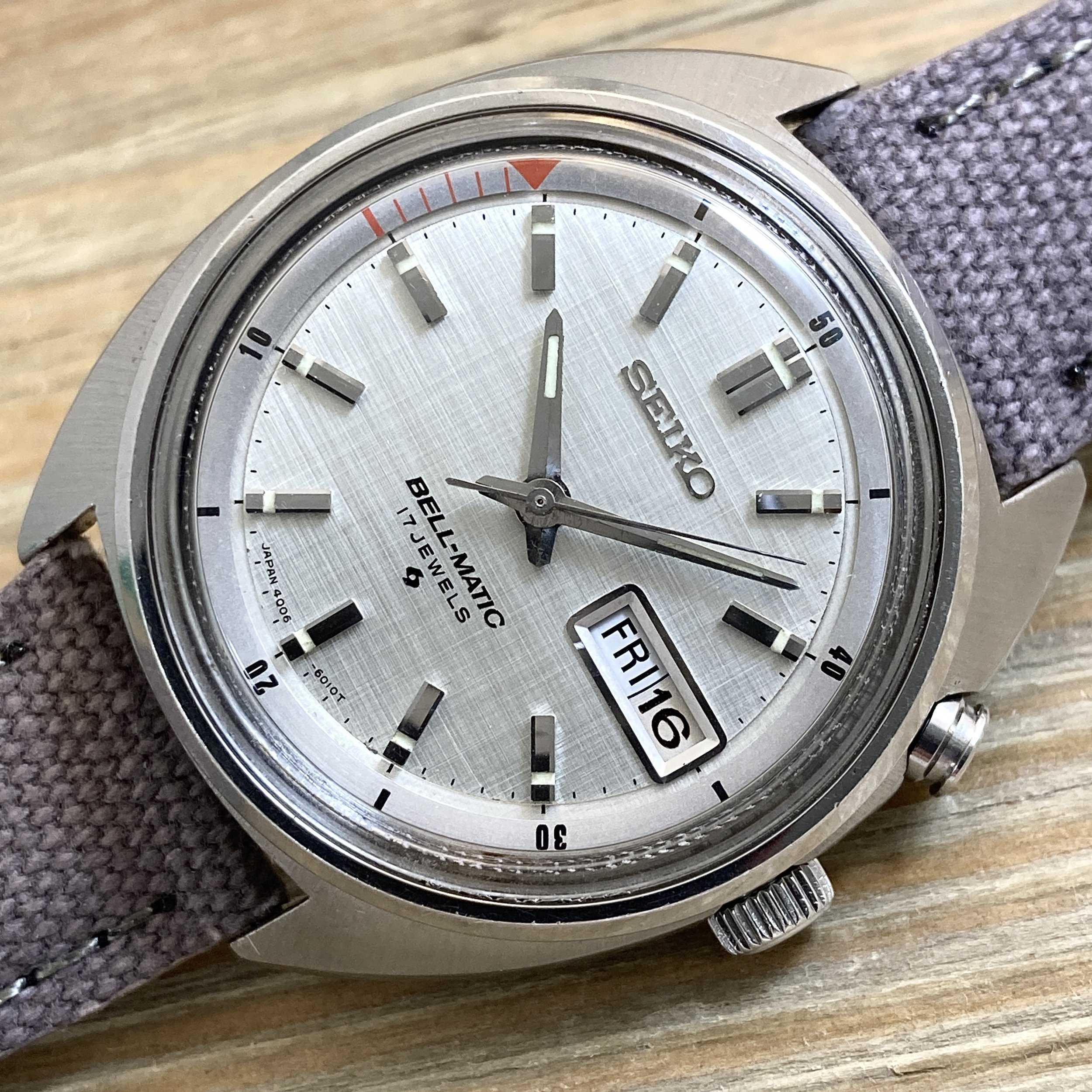 1971 Seiko 4006-6011 Bell-Matic Auto Day/Date 17j