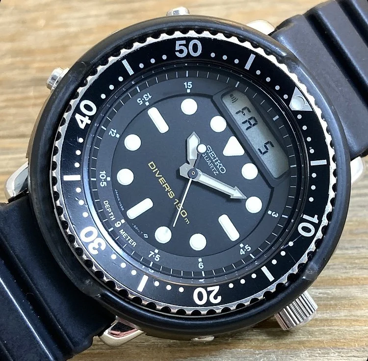1983 Seiko H558-5009 Quartz Ana/Digi 150m Pro Diver (Chronograph/Alarm)