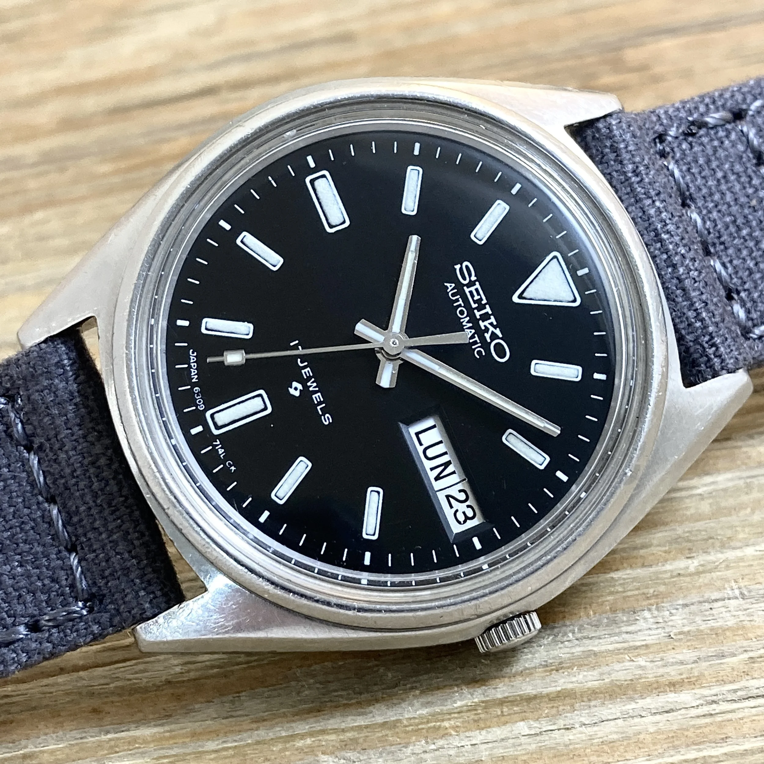1979 Seiko 6309-7149 Automatic Day/Date “Field Watch”