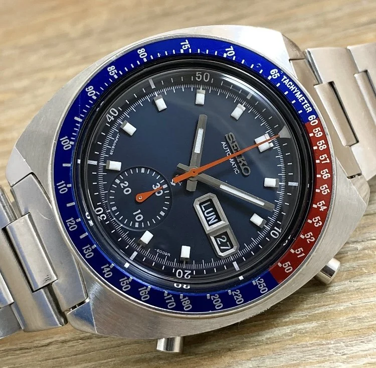 1976 Seiko 6139-6005 Automatic Chronograph “Blue Pogue”