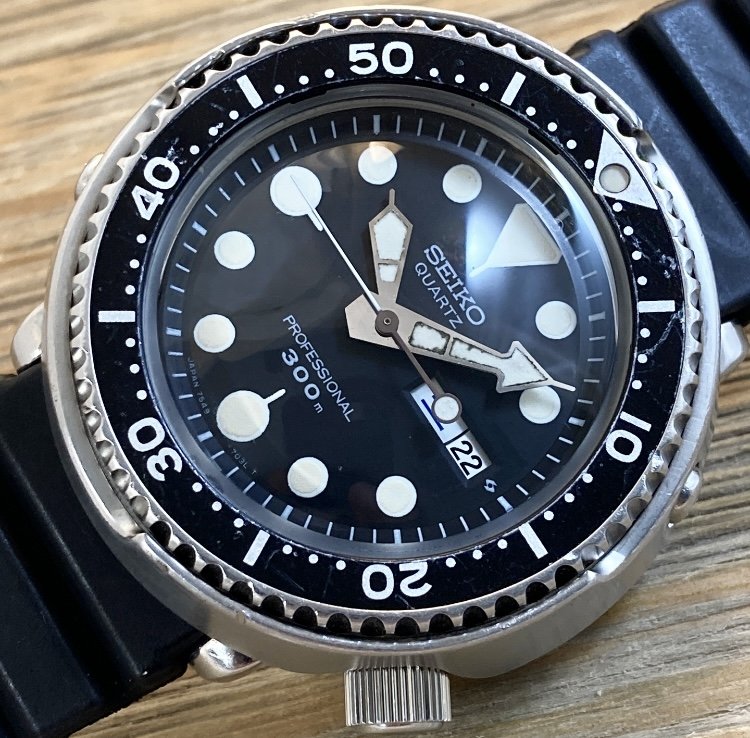 1981 JDM Seiko 7549-7010 Quartz 300m Pro Diver “Tuna”