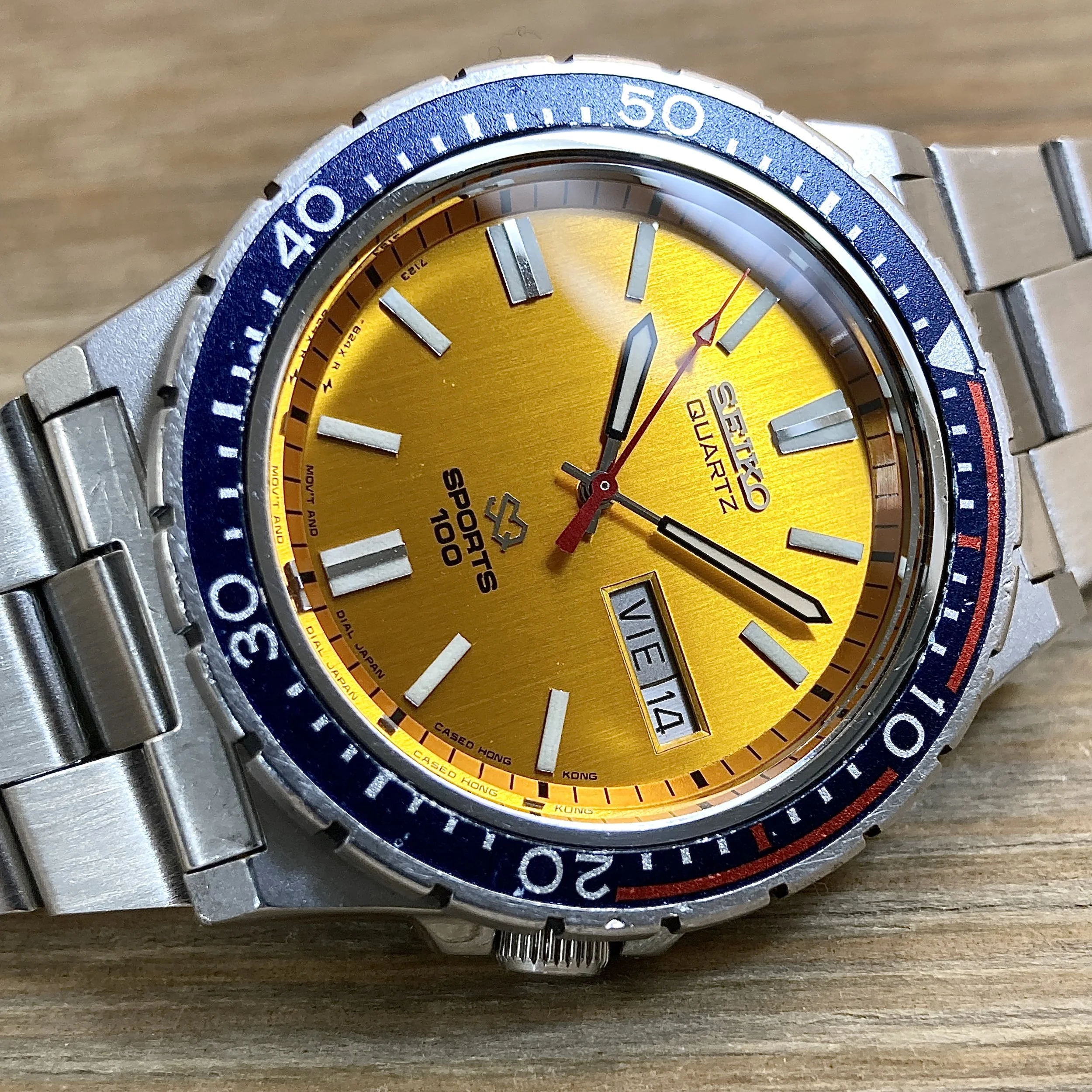 1982 Seiko 7123-823H Quartz “Sports 100” 100m Diver