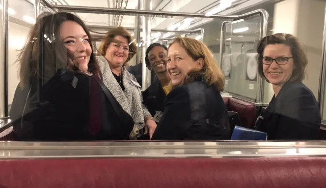 En route to the Senate for some BEC member advocacy