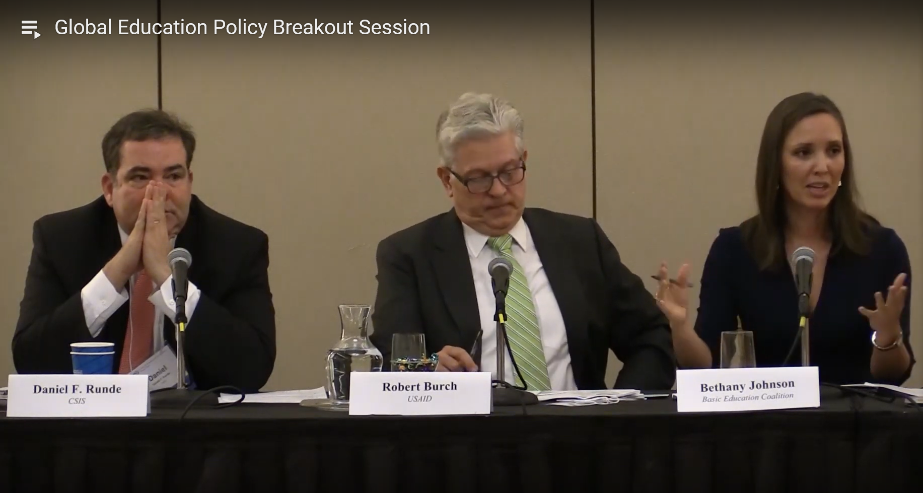 SID-W GLOBAL ED POLICY PANEL ft. BEC