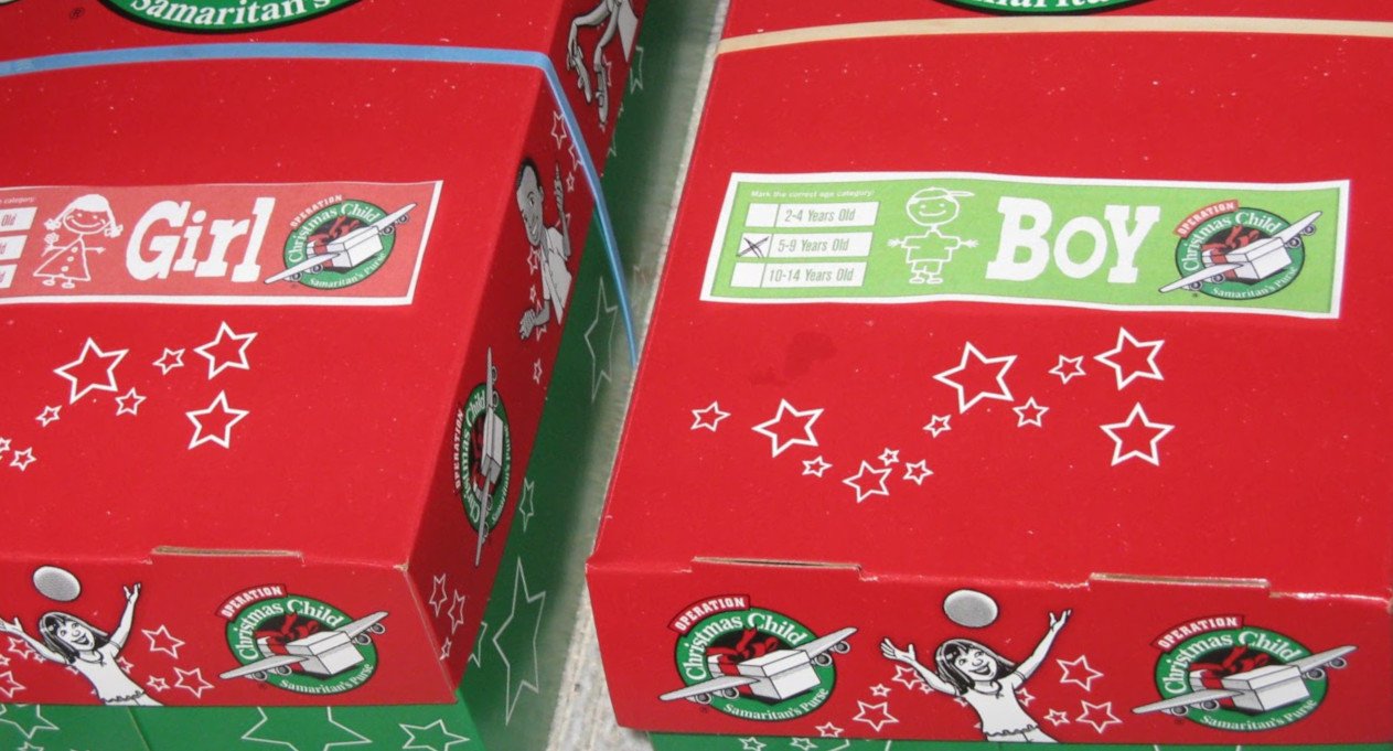 Operation Christmas Child - Sunday, November 14th