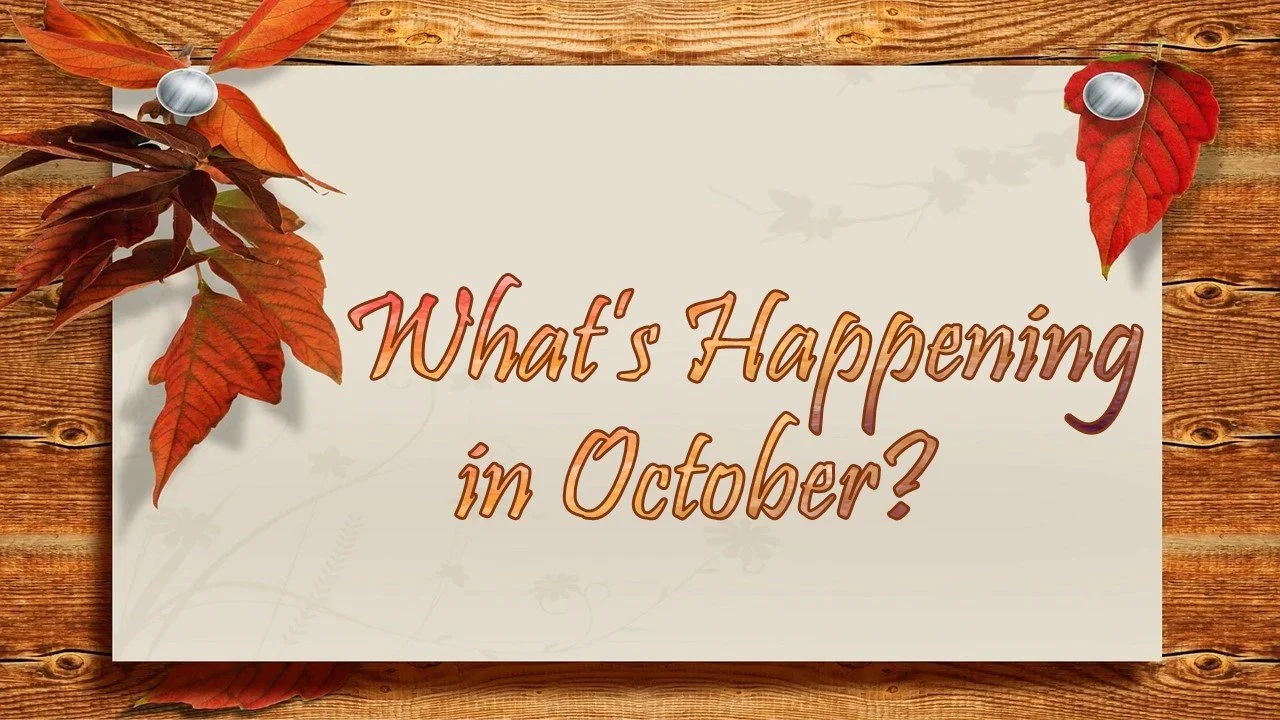 What's Happening in October?  