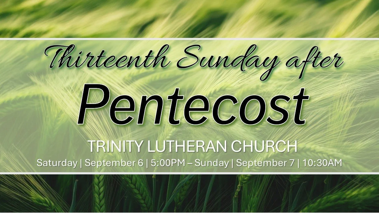 September 6th and 7th Worship Services